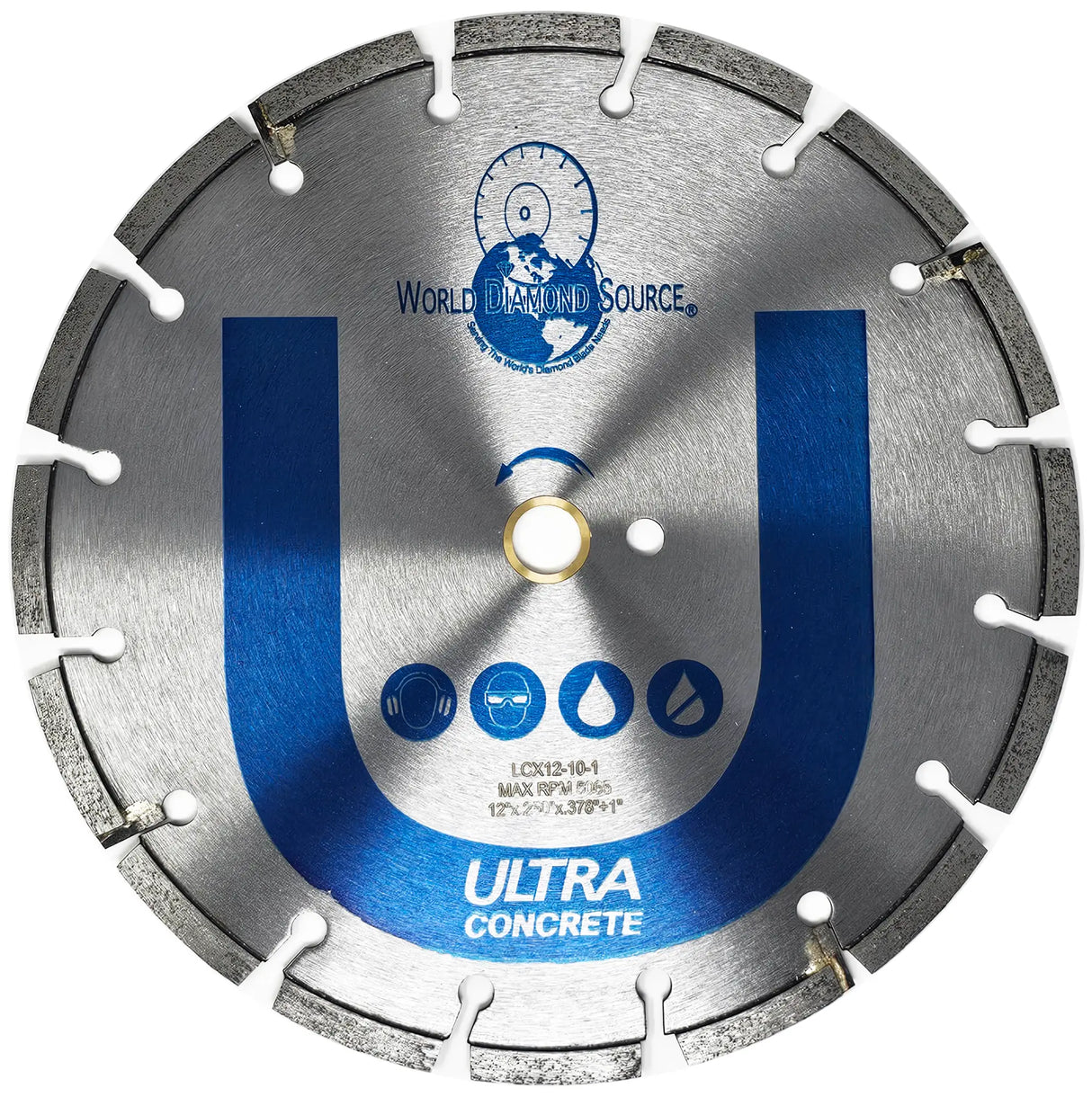 12″ x .250″ x 1″ wph – Ultra Series Concrete Looping – Dry