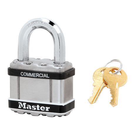 2 In. Wide Commercial Magnum Laminated Steel Padlock M5STS