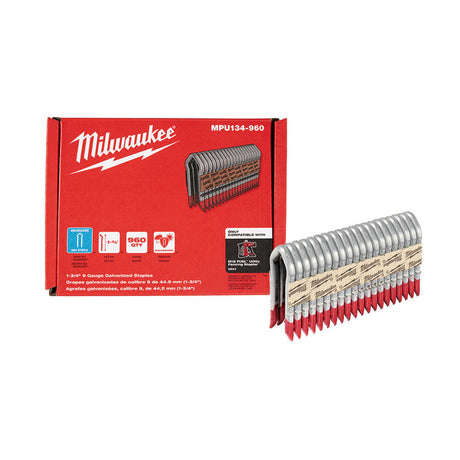 Galvanized Staples 1.75inch 9 Gauge MPU134-960