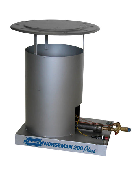 White Norseman 200 200000 btu Propane Heater Portable Convection NORSEMAN 200 PLUS