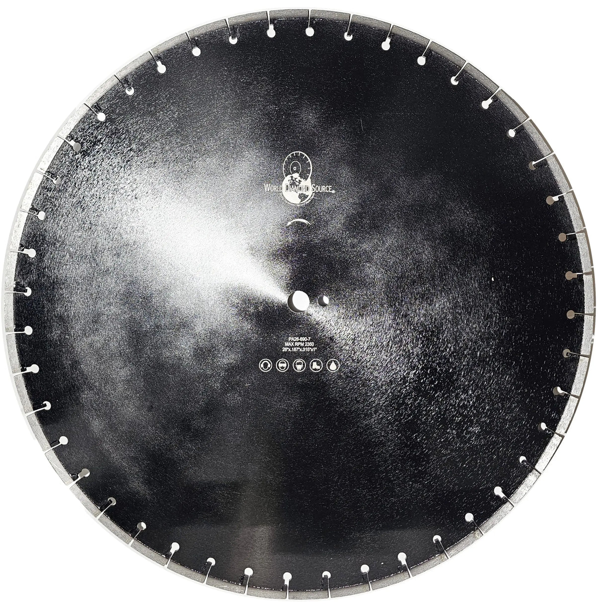 26″ x .187″ x 1″ wph – Pro Asphalt Blade