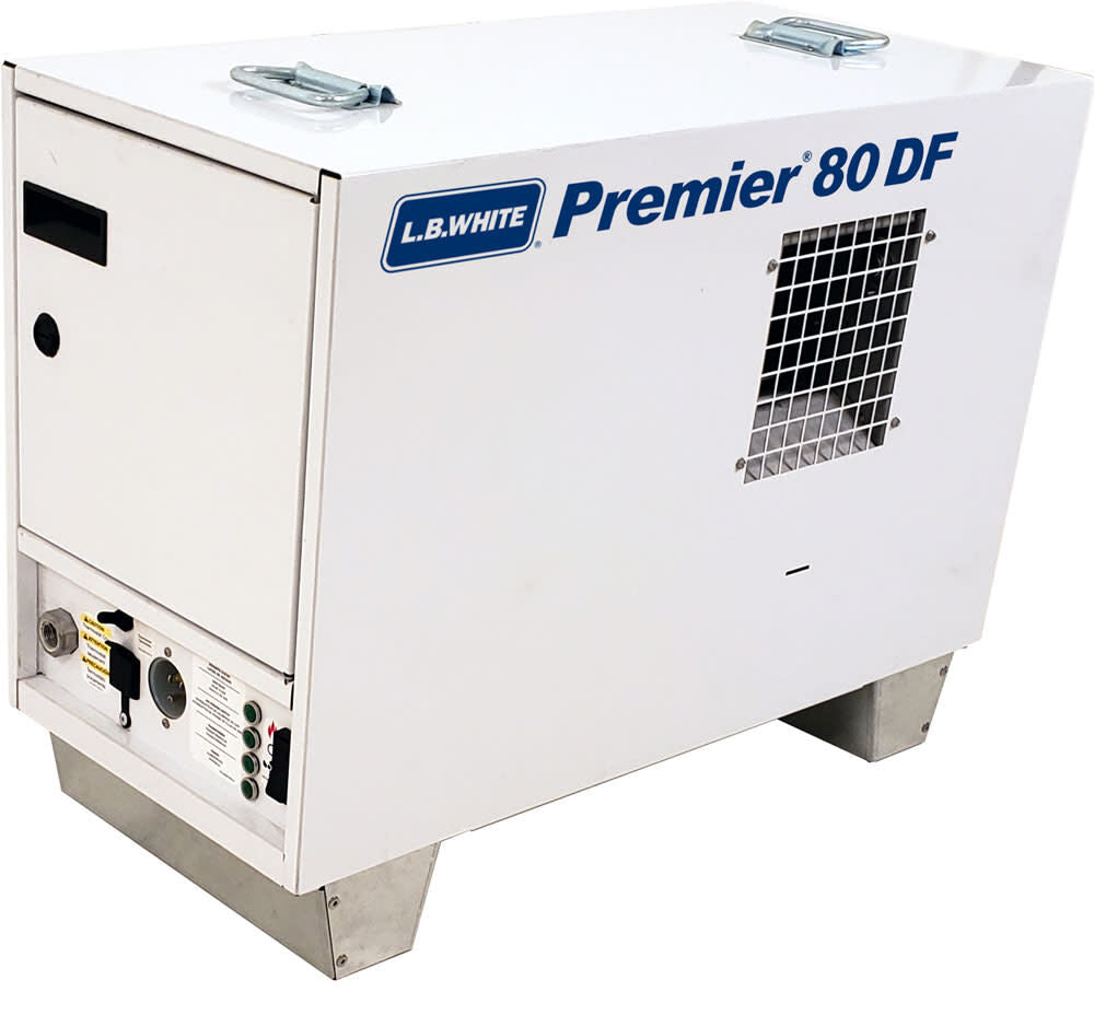 Premier Enclosed flame Ductable Dual Fuel - LP/NG 80k BTU heater PREMIER 80 DF