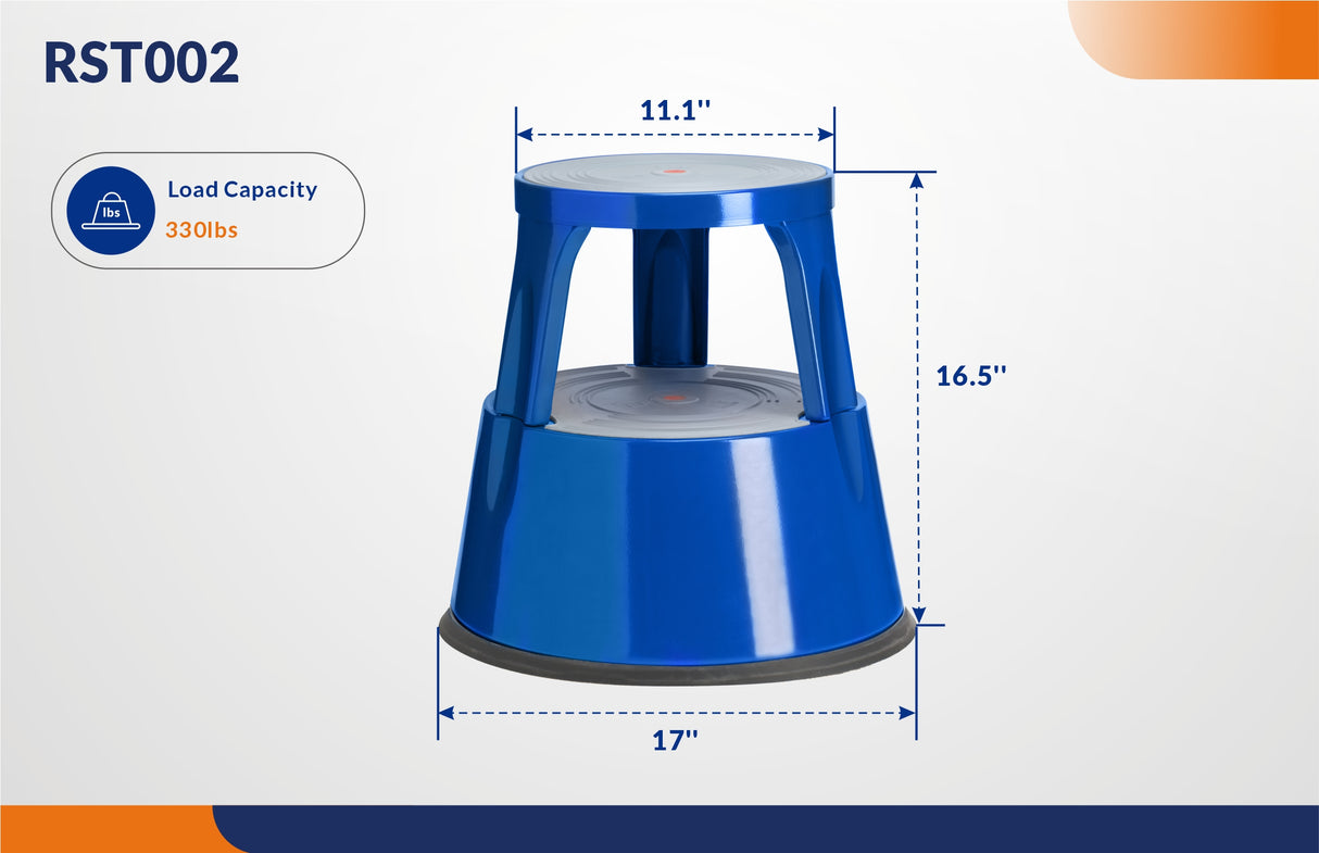 Metal Rolling Step Stool