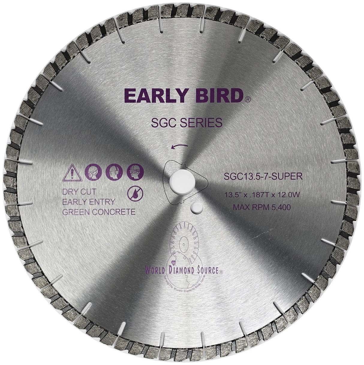 13.5″ x .187″ x SCT – Purple Series