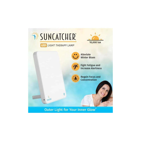 Suncatcher Therapy Lamp 10000 Lumens White LED Light SLM-9169