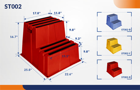 Polyethylene Step Stool 2 Steps