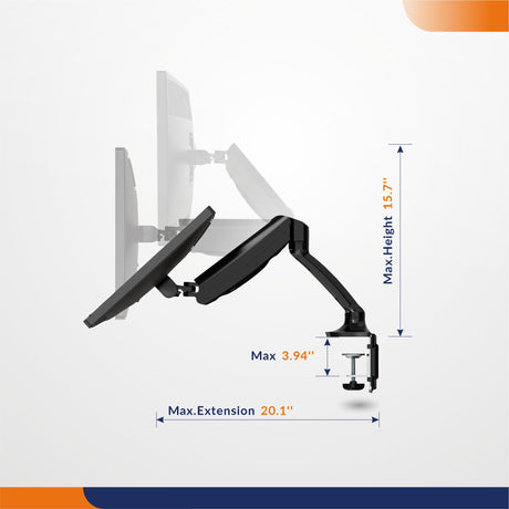 Single Monitor Stand WMA5 Support Max 30 Inch, 3.3 11 Lbs Screen