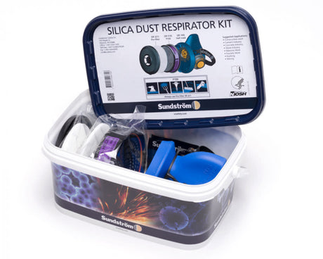 Half Mask Air Purifying Respirator Silica Dust Kit - L/XL H10-0020