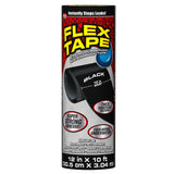 12 In. x 10 ft. Flex Tape Rubberized Waterproof Tape - Black TFSBLKR1210