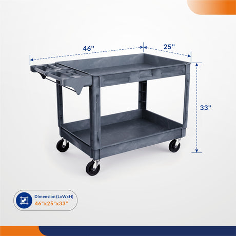 Utility Cart With Storage Handle