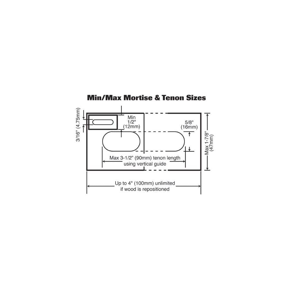 1/4 - 5/8 in Mortise and Tenon Jig Set U*MT/JIG