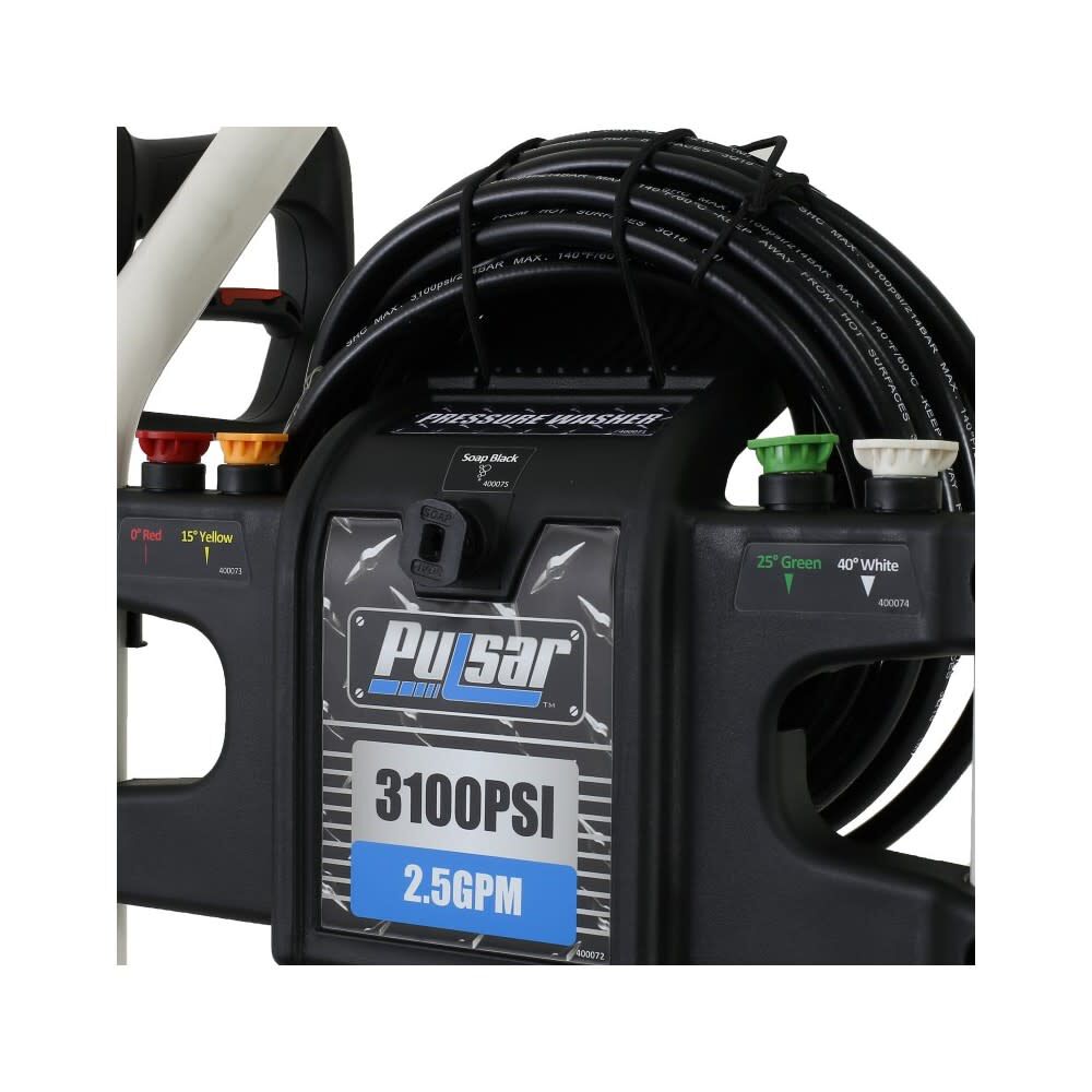 3100 PSI 2.5-GPMs Cold Water Gas Pressure Washer with 5 Spray Tips W31H19