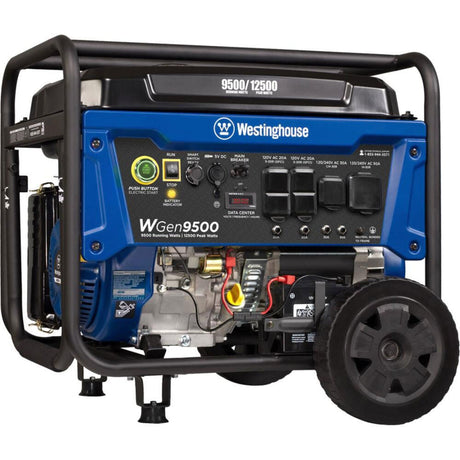 Outdoor Power 9500-Running-Watt Heavy Duty Portable Gas Powered Generator with Electric and Remote Start WGEN9500