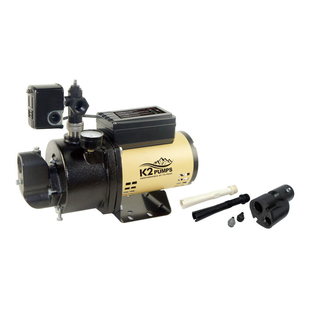 Convertible Jet Pump 3/4 HP Cast Iron with LED Diagnostics Panel WPD07502K