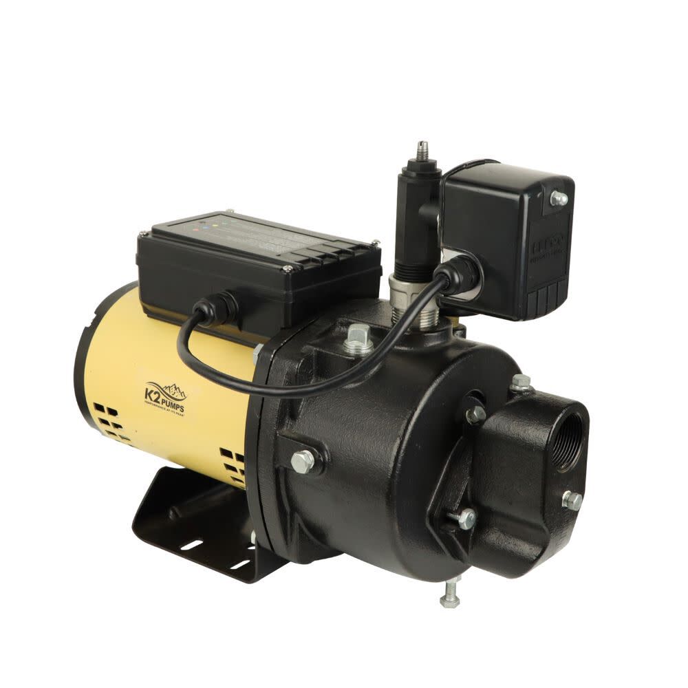 Convertible Jet Pump 3/4 HP Cast Iron with LED Diagnostics Panel WPD07502K