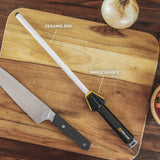 Ceramic Kitchen Knife Honing Rod WSKTNCHR