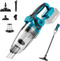 Cordless Handheld Vacuum Cleaner for Makita 18V Battery, Easyclean Wet Dry Use,Wireless Handheld Vacuum for Car,Home, Boat,Workshop, Pet Hair, Furniture Cleaning (Tool Only No Battery)