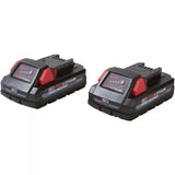 M18 18-Volt Lithium-Ion HIGH OUTPUT CP 3.0 Ah Battery Pack (2-Pack) W/9 In. 5 TPI AX Carbide Reciprocating Saw Blade