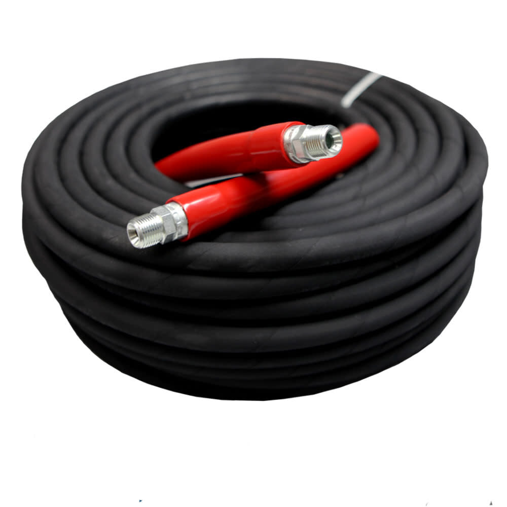 Black Power Washer Hose 3/8in x 100' 4000 PSI 3/8in SLD/SWL 11-111007-1