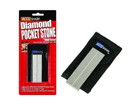 Diamond 3in Sharpening Stone with Pouch 027C