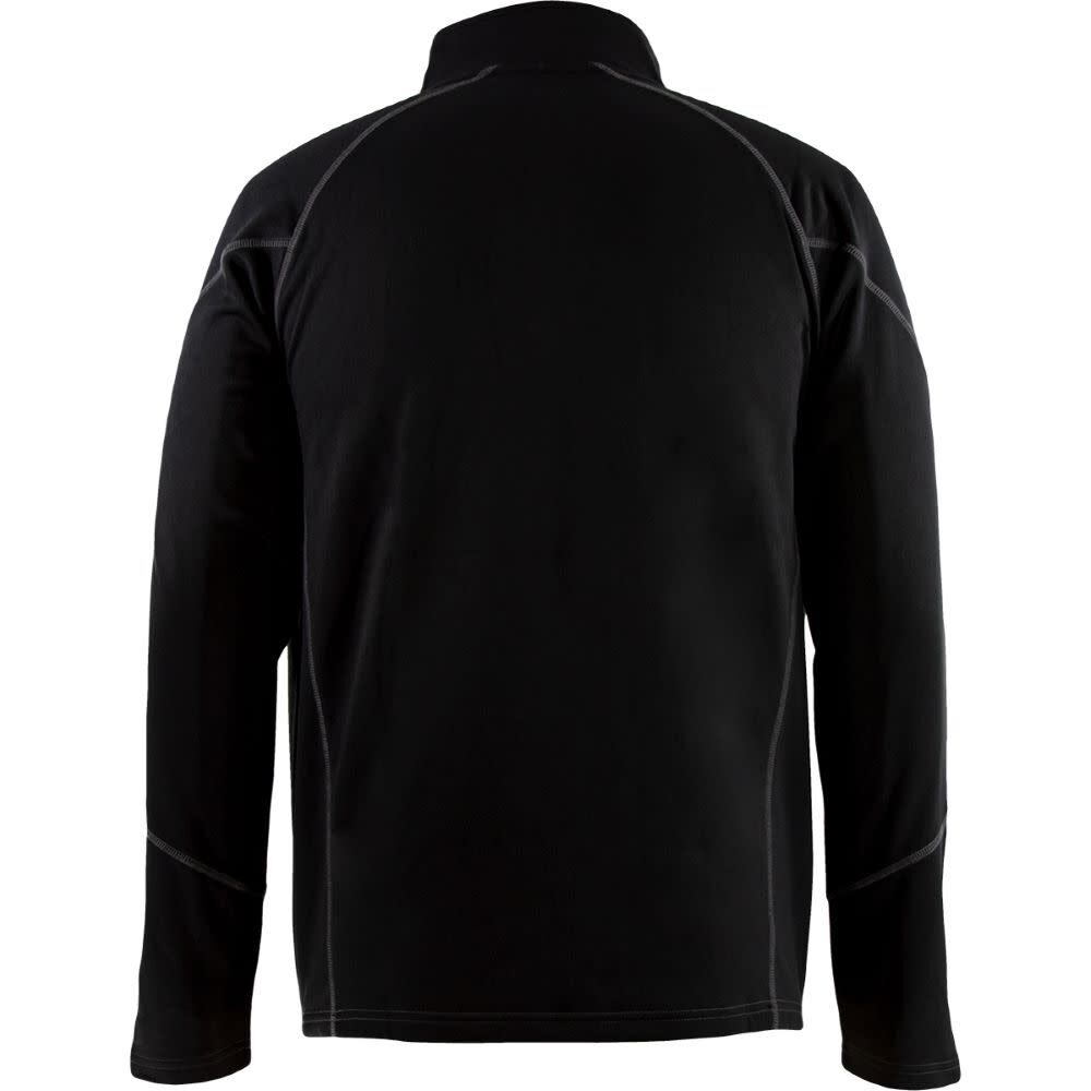 TOOLS Pullover 1/4 Zip Fleece Black 8695-XL