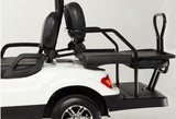 EV 48V Electric 2+2 Passenger Lifted Golf Car Silver EV1 4L-SILVER-23