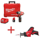 M12 12V Lithium-Ion Cordless 1/4 In. Hex 2-Speed Screwdriver Kit with M12 Multi Tool (Tool Only)