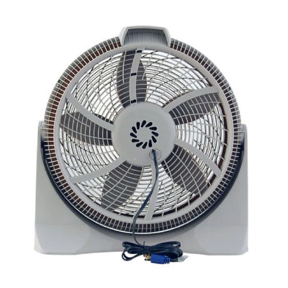 King 20 In. 1/22HP 3 Speed Commercial Grade Deluxe Pivot Floor Fan 9500