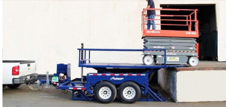 10' 6in x 6' 2in Drop Deck & Dock Height Trailer - 8000 lb. Cap DH10