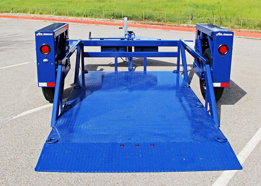 12' Drop Deck Flatbed Trailer 75in Deck Width - 5500# Capacity S12-55