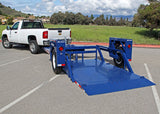 12' Drop Deck Flatbed Trailer 75in Deck Width - 5500# Capacity S12-55