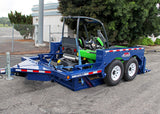 14' Drop Deck Flatbed Trailer 75in Deck Width - 10000# Capacity RENTAL14