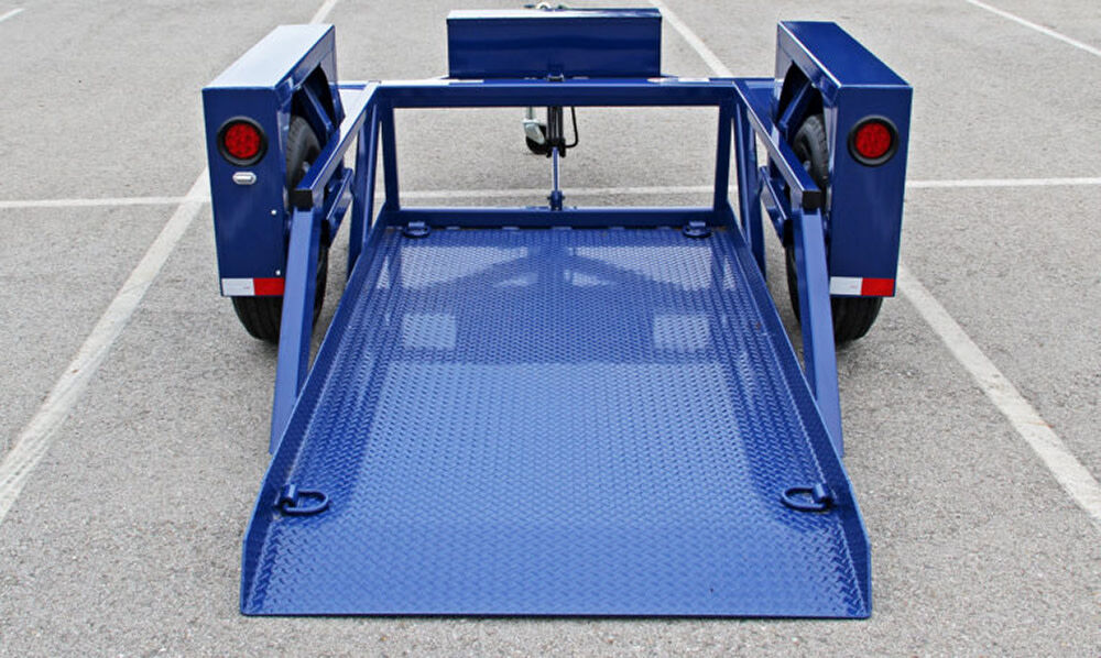 8'6in Drop Deck Flatbed Trailer 52in Deck Width - 3500# Capacity S8-35