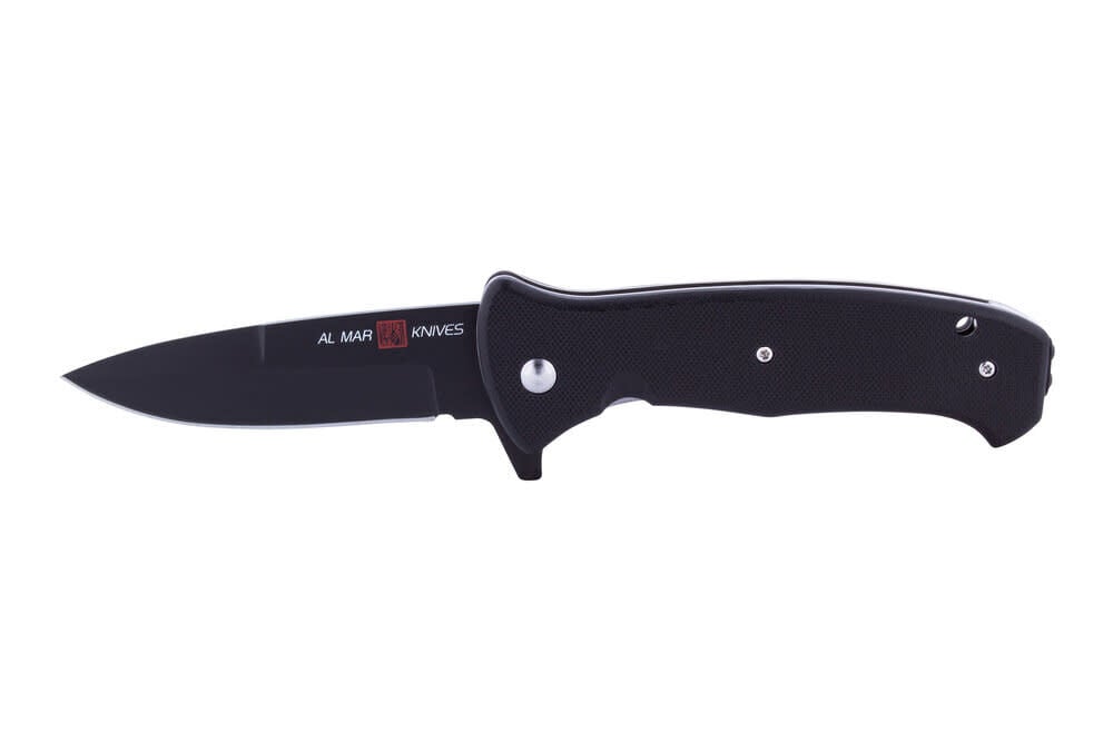 SERE 2020 3.6in Folding Knife, Black AMK2206