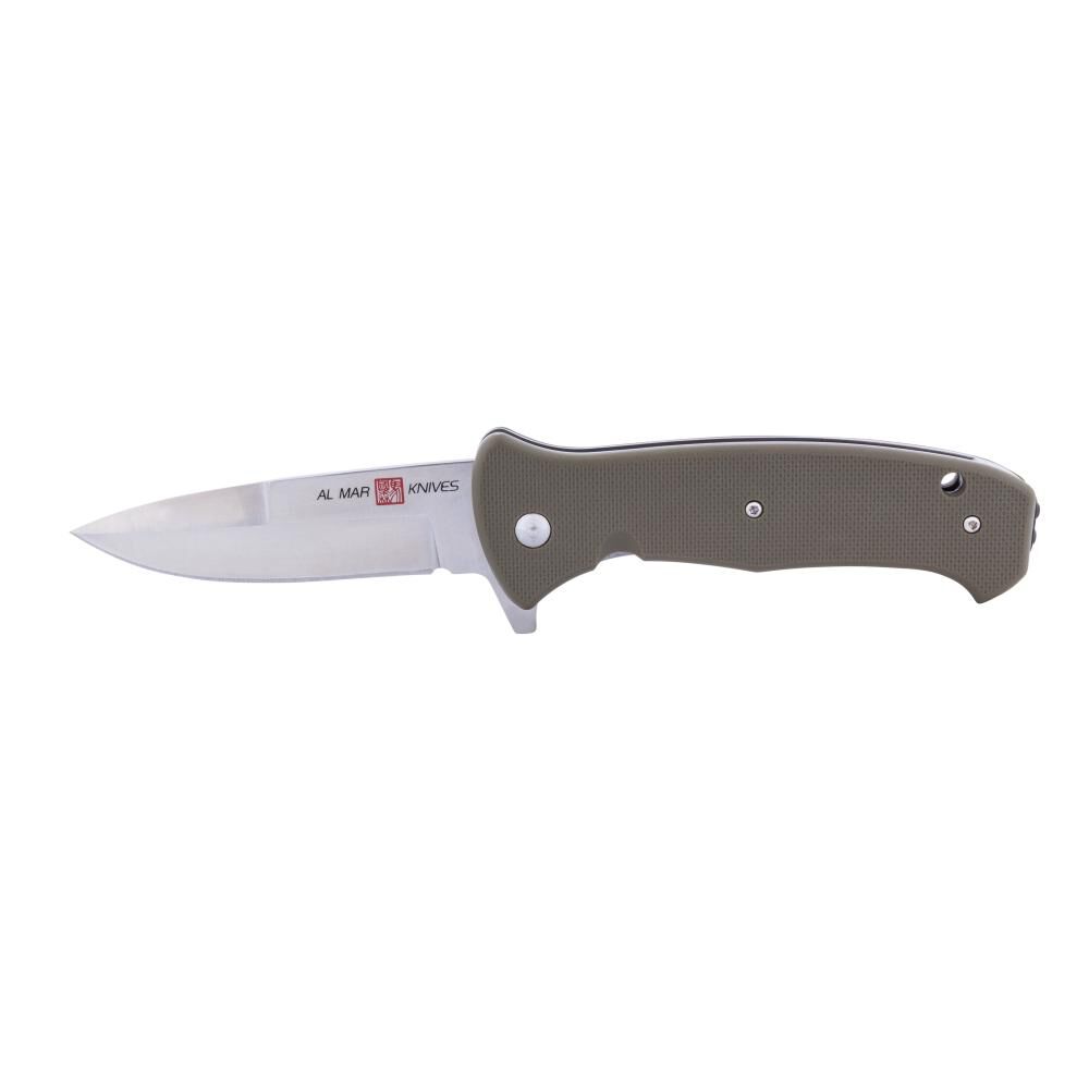 SERE 2020 3.6in Folding Knife, Green AMK2210