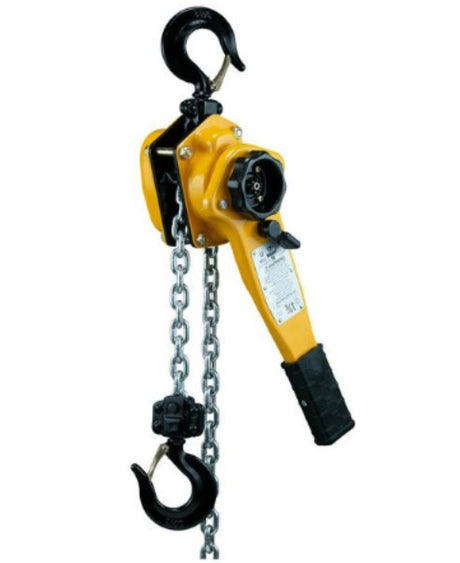 Material Handling 3/4 Ton 20' Lift Lever Hoist with Black Chain LC008-20B