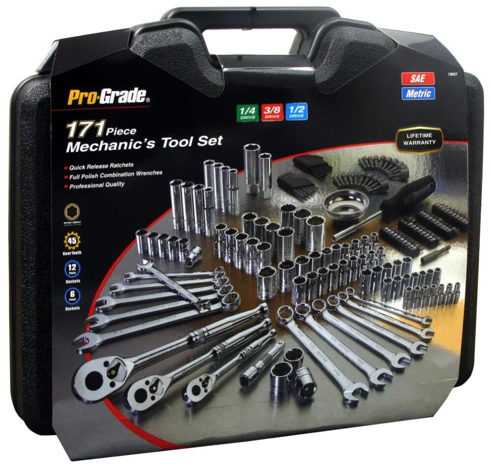 171 pc. Mechanics Tool Set 19037