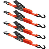 Cargoloc 1 Inch x 8ft Web Ratchet, Orange 4pk 32583