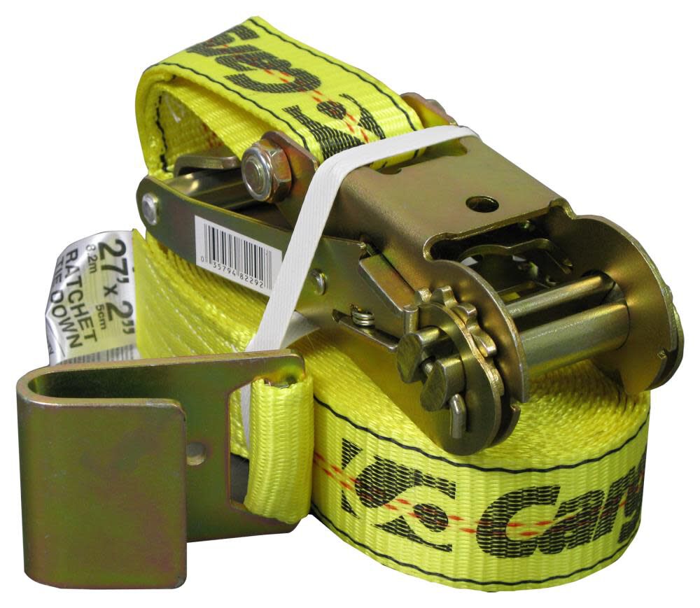 Cargoloc 2In x 27Ft Ratchet Tie Down with Flat Hooks 82292