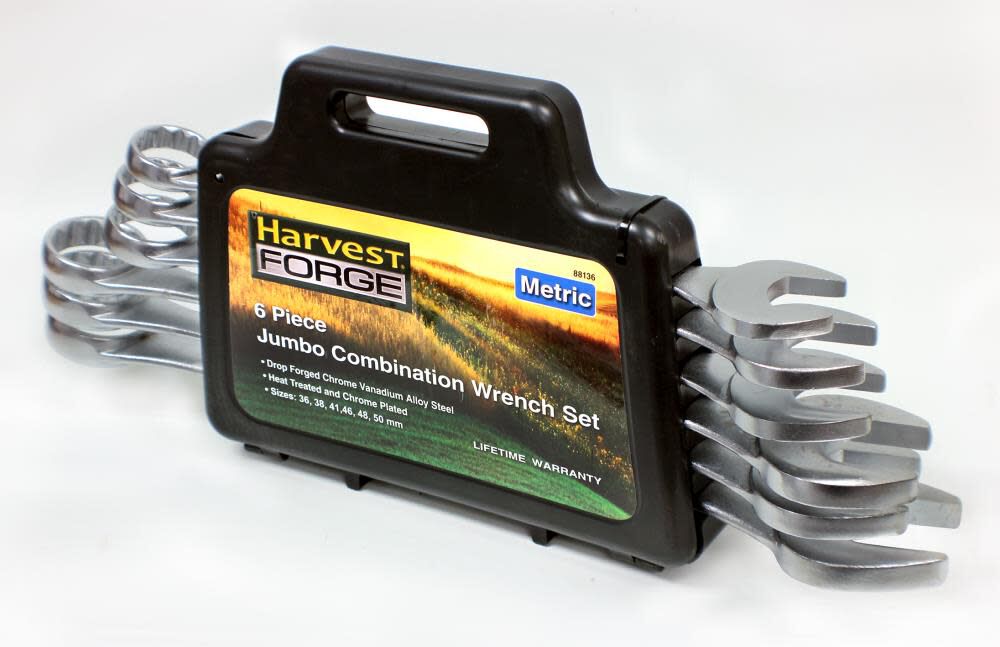 Harvest Forge 6pc Metric Jumbo Wrench Set 88136