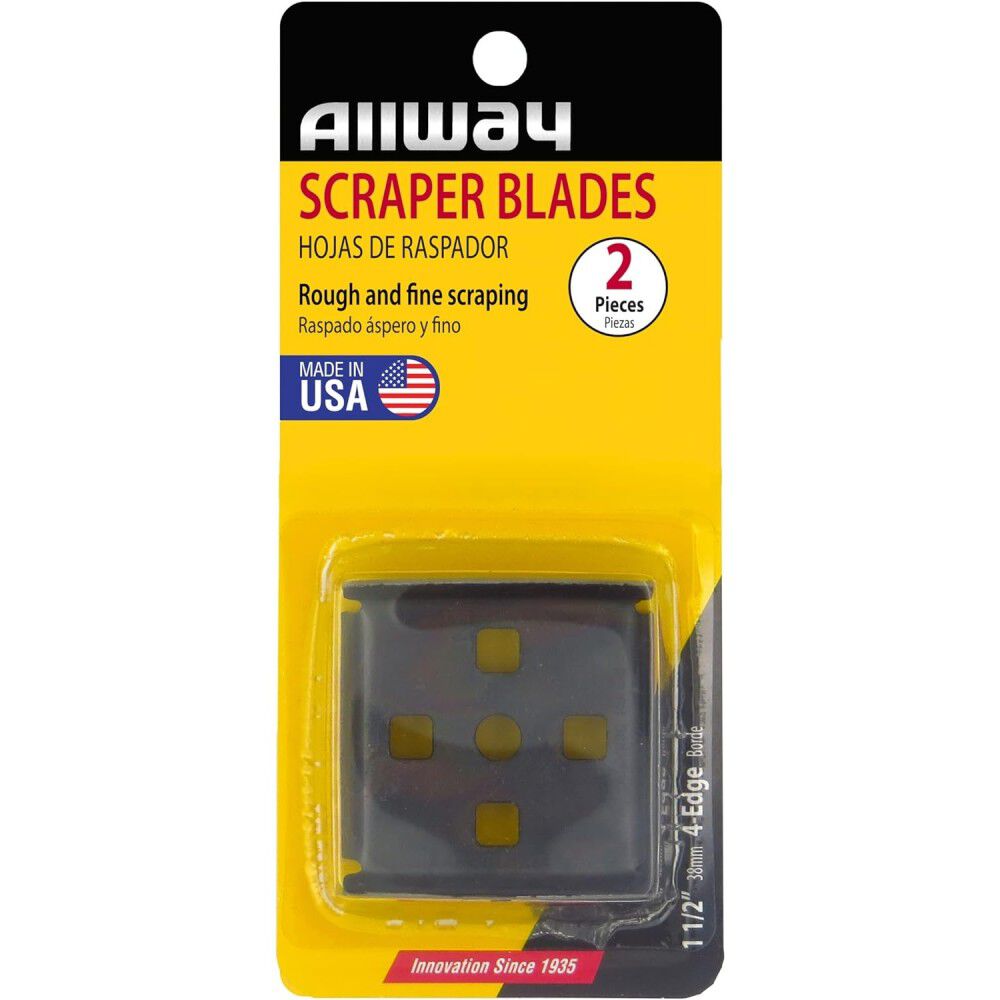 1-1/8in 4-Edge Wood Scraper Blade 2pk 22B