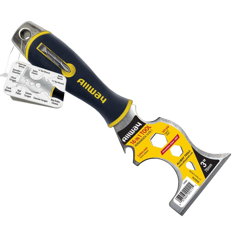 16-in-1 Soft Grip Hammer End Painter's Multi-Tool DSXG16