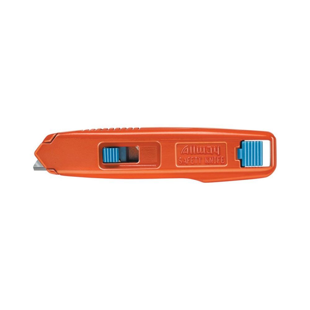 Tools Safety Knife with 6 Self-Retracting Rounded-Point Blade SRK-B6