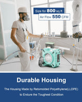 PureAiro HEPA Pro 770 Air Scrubber Green X002STPW9V