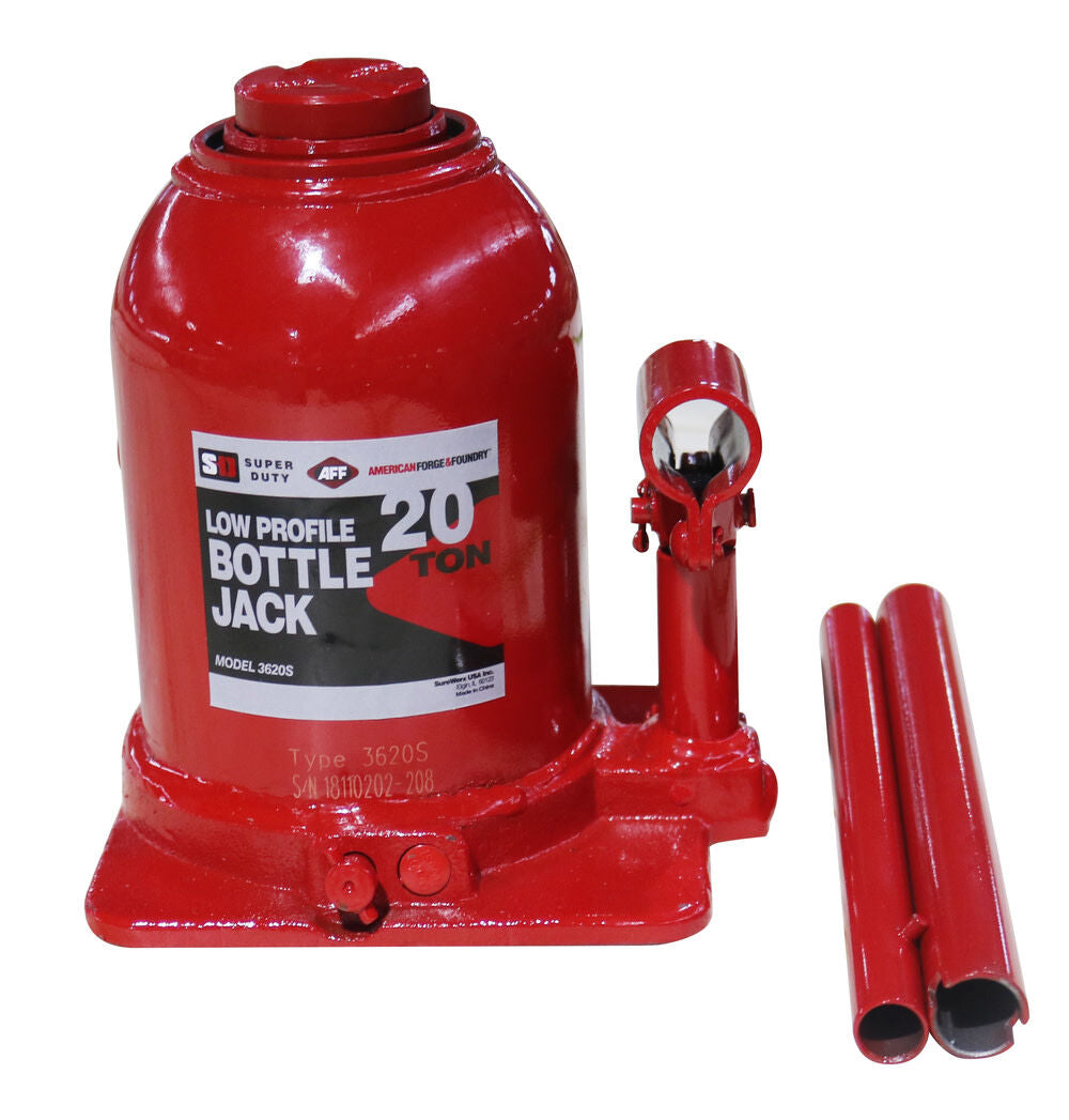 Low Profile Hydraulic Bottle Jack Manual 20 Ton 3620S