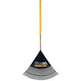 30 in. Poly Cushion Grip Leaf Rake with Harwood Handle 1922800