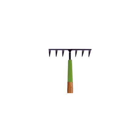 7-Tine Welded Floral Level Rake with 48 In. Wood Handle 2916200