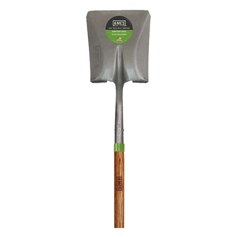 Square Point Transfer Shovel with Ash Hardwood D-Handle 2535900