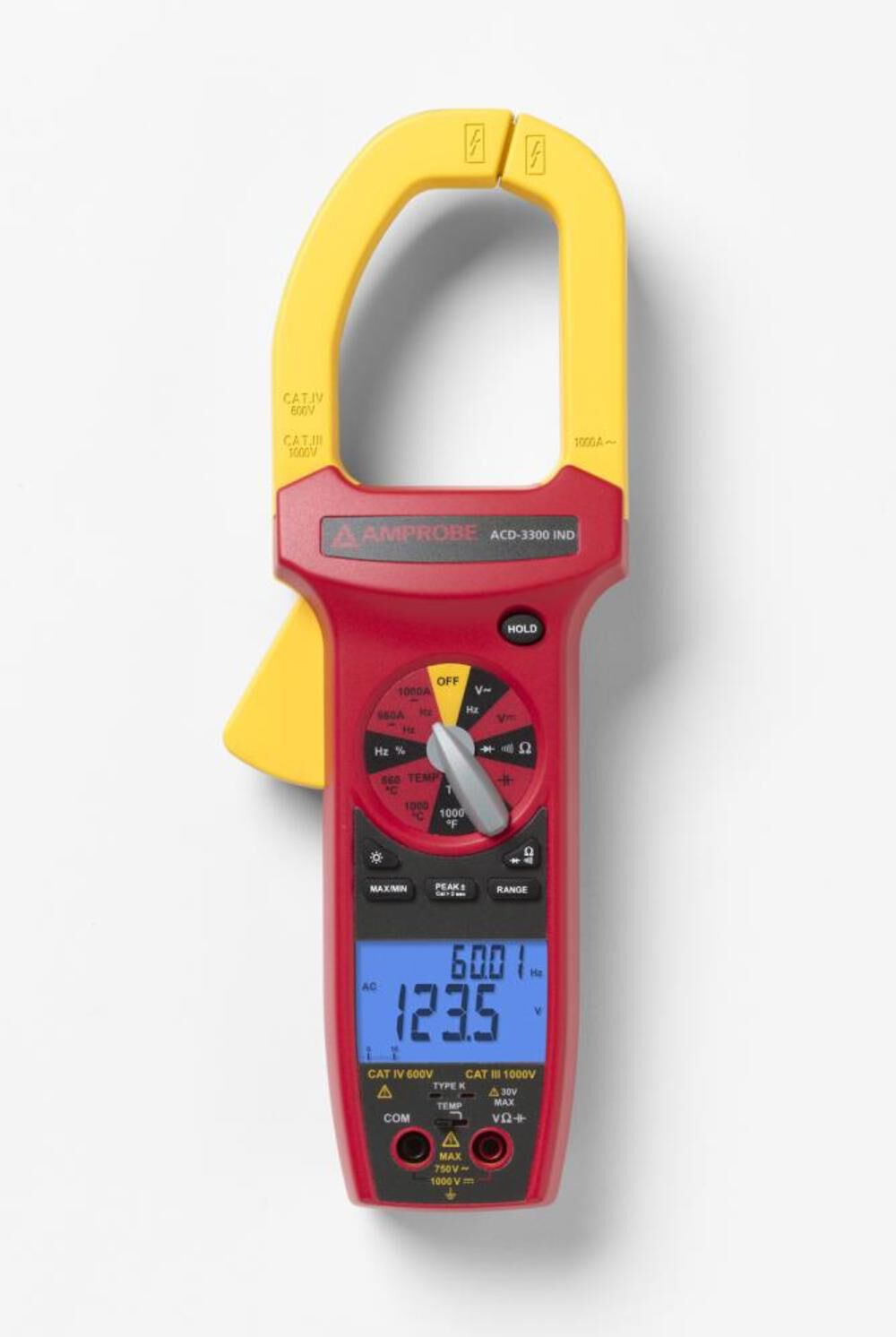 AC 1000 A 9 V Ind Clamp Meter ACD-3300 IND