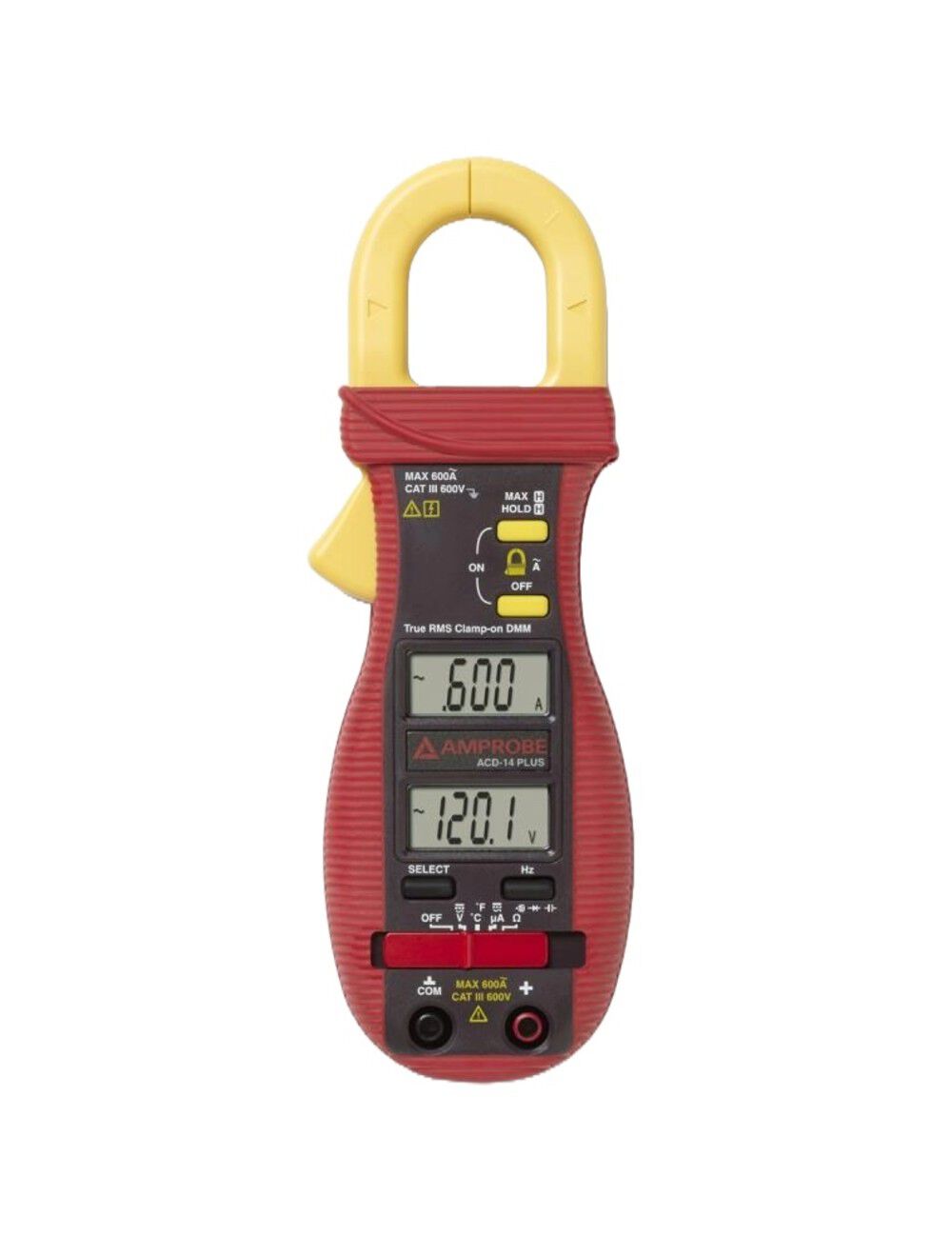 Dual Display Clamp Multimeter with Temperature ACD-14 PLUS